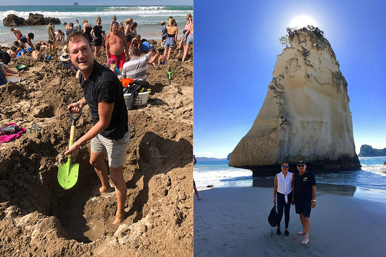 Cathedral Cove Hot Water Beach Coromandel Day Tour from Auckland